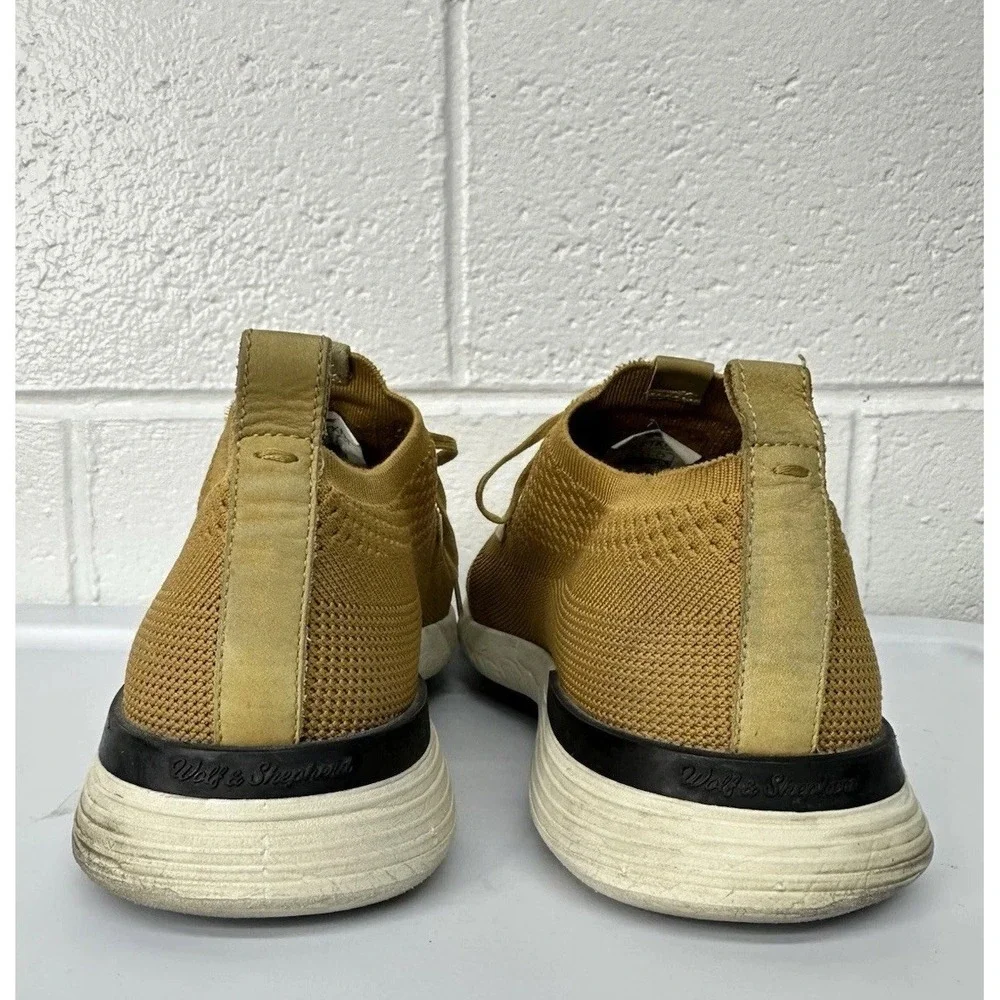 Wolf & Shepherd Mens SwiftKnit Derby Shoe‎ / Mustard Yellow / Men's 11